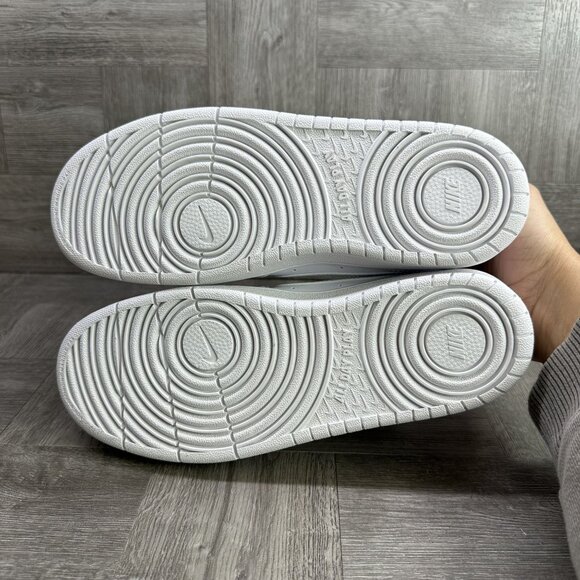 Nike Court Borough Low 2 Youth 6y/Women 7.5 Triple White Casual Shoes BQ5448-100 - Picture 7 of 8